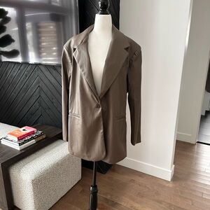 Coat in simili leather DESIGN LAB